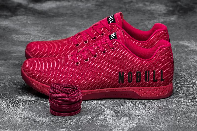 Nobull Magenta Men's Trainers Red | USA W1478N